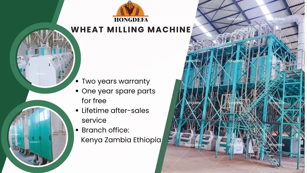 Planta de Moinho de Trigo Industrial para Produção de Farinha de Trigo e Semolina