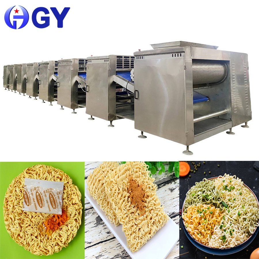 11000 Pacotes de Pequena Linha de Produção de Macarrão Instantâneo Jinan Fabricantes Exportar Máquina de Macarrão Instantâneo Frito Corrugado