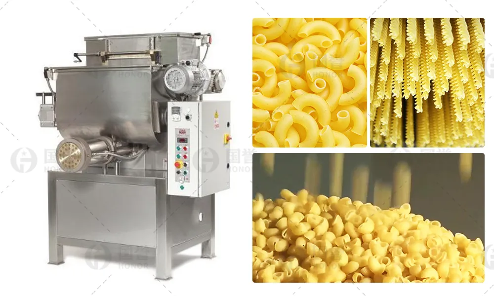 Linha industrial de massas