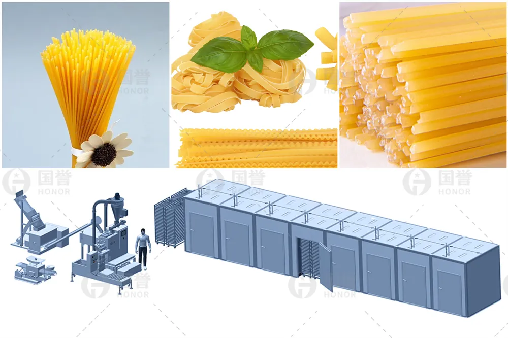 Máquina de Corte de Pasta Industrial em Aço Inoxidável Linha de Pasta Curta