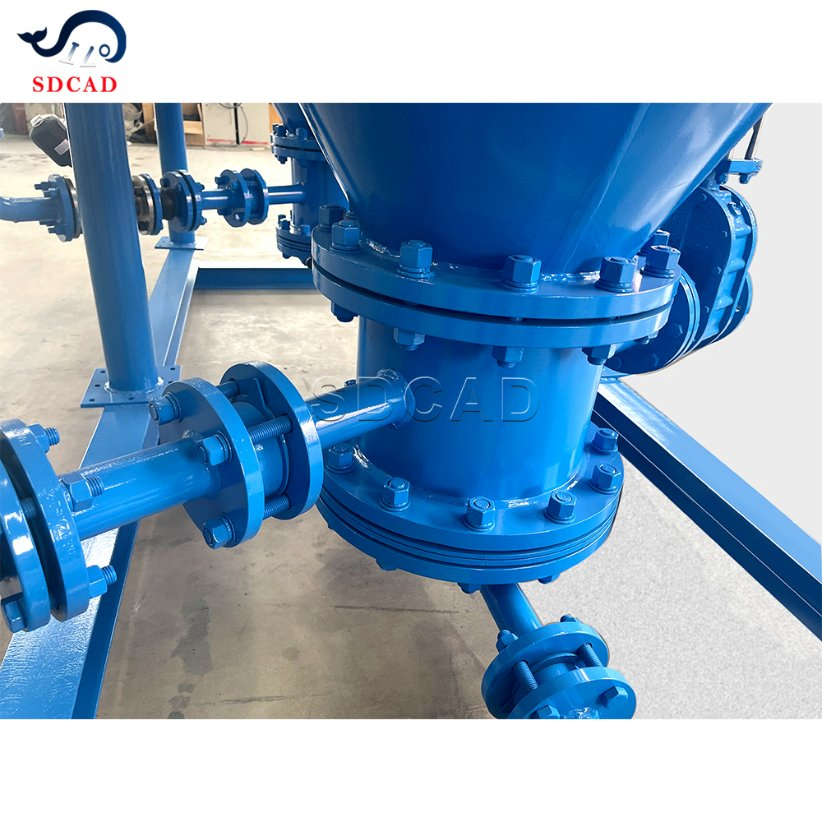 Sistema de Transporte de Cimento Pneumático Usando Bomba Fuller e Soprador Roots de Alta Pressão