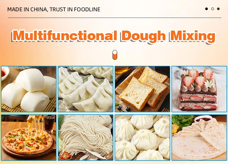 Máquina de Mistura de Massa Pequena para Restaurante de Pão Comercial na China