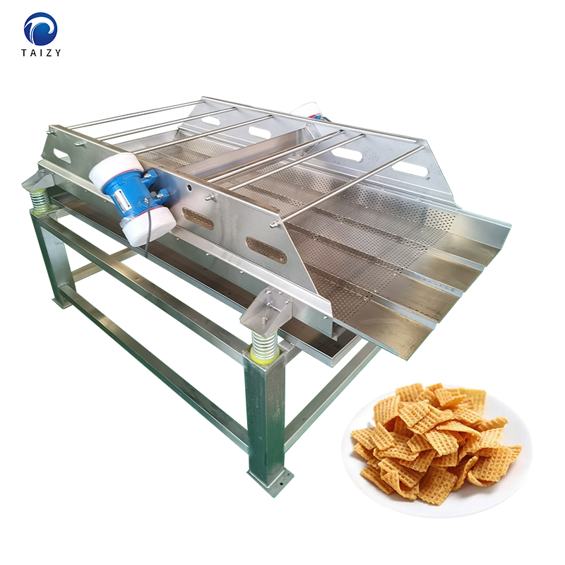 Linha de Produção de Salada de Bugles de Massa Frita Puffada em Aço Inoxidável com Crosta de Arroz