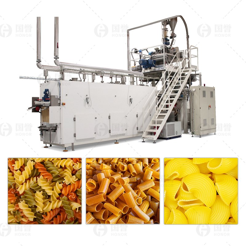 Linha de Produção de Macarrão Longo Sem Glúten - Extrusora Industrial de Macarrão em Linha Contínua