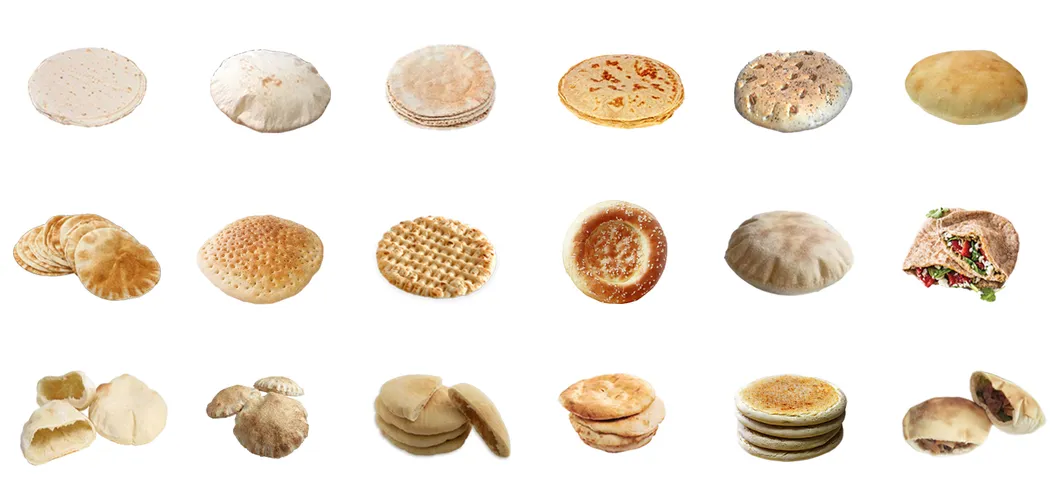 Linha de Produção de Macarrão e Pão Pita em Grande Fábrica de Alimentos
