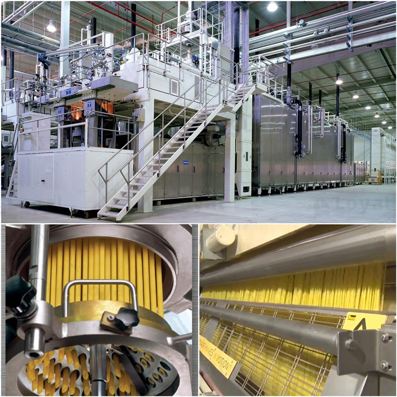 Máquina de Produção de Massas da Indústria Linhas de Produção de Massas Curta Linhas de Massas Longa Máquina de Fazer Massas Máquinas de Massas Secas