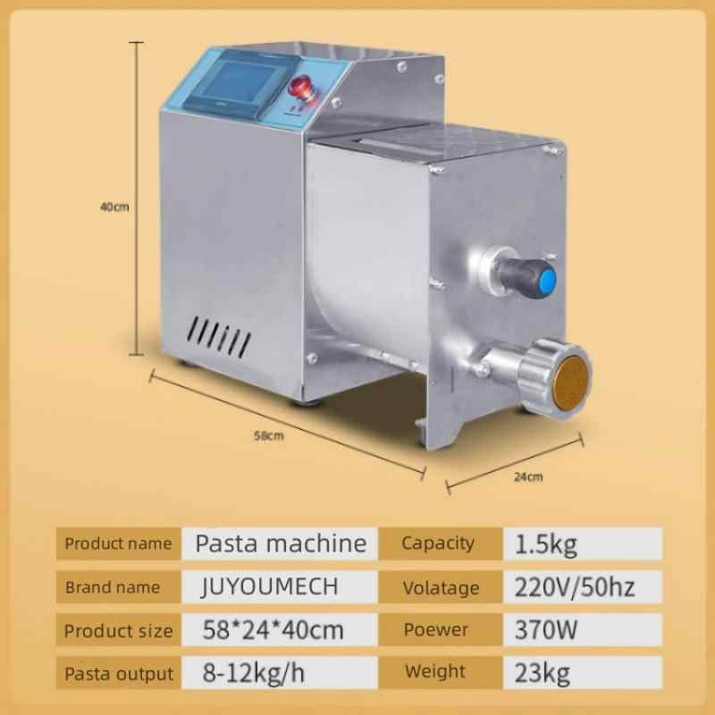 Máquina Automática de Fazer Macarrão Fresco Cortadora de Macarrão Máquina de Fazer Macarrão