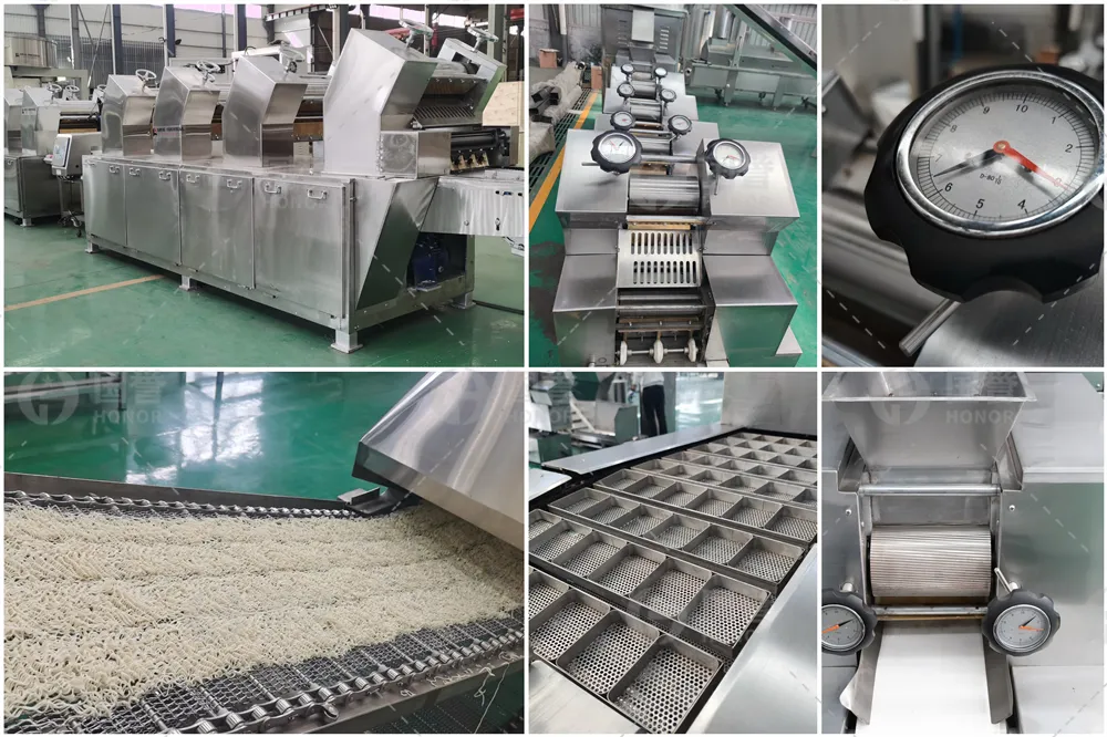 Linha de Processamento de Macarrão Instantâneo