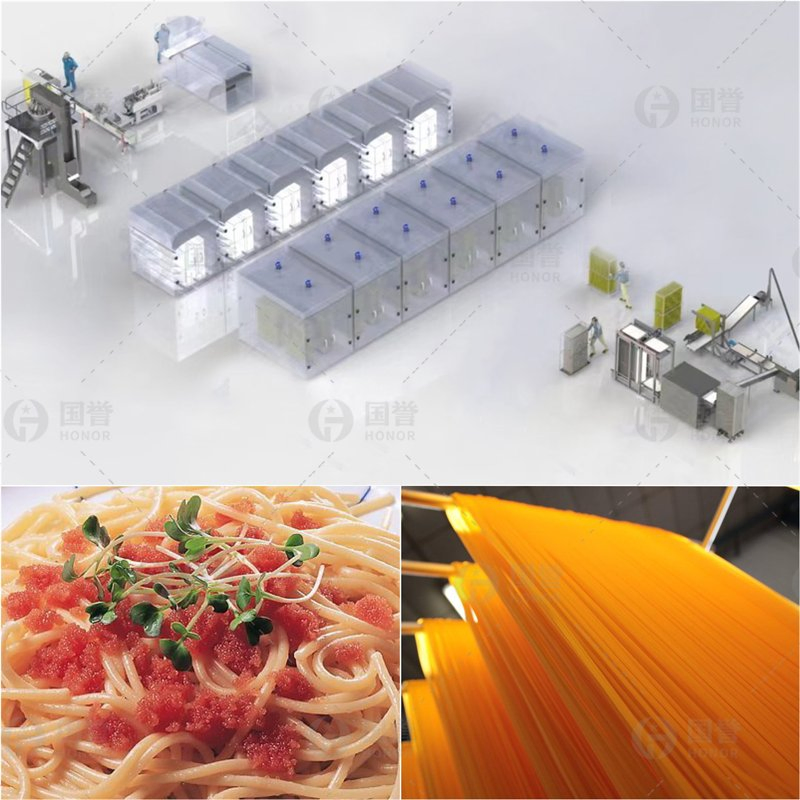 Linha de Extrusão de Macarrão Automática Linha de Formação de Massa