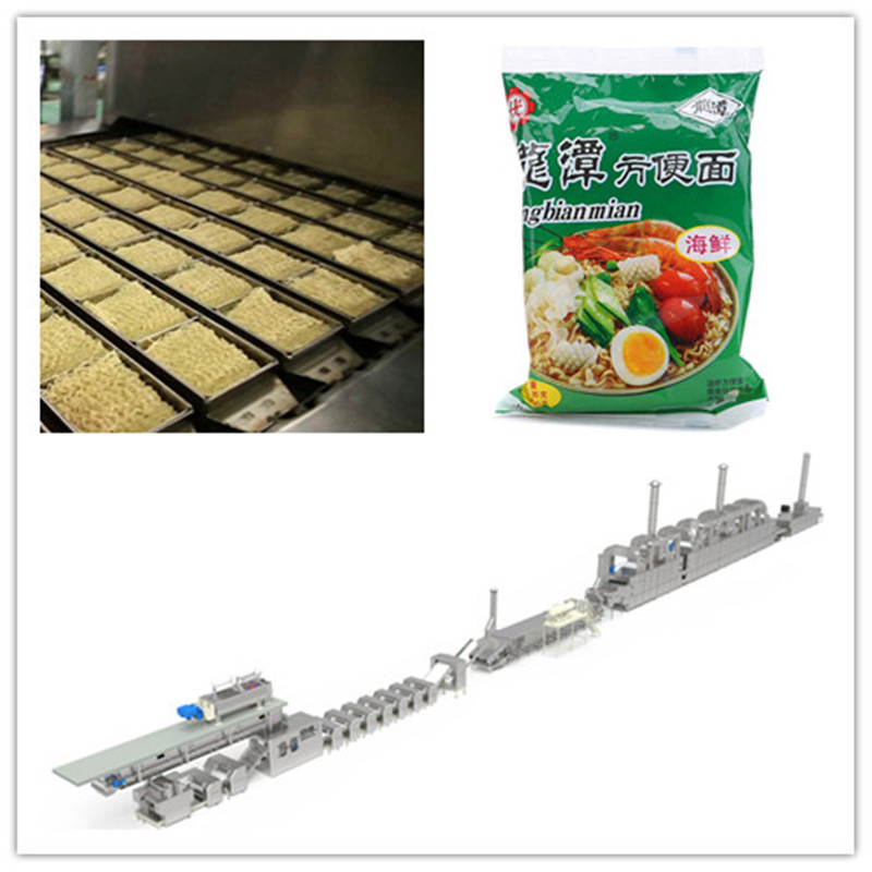 Linha de Produção de Macarrão Instantâneo Frito e Não Frito Inteligente
