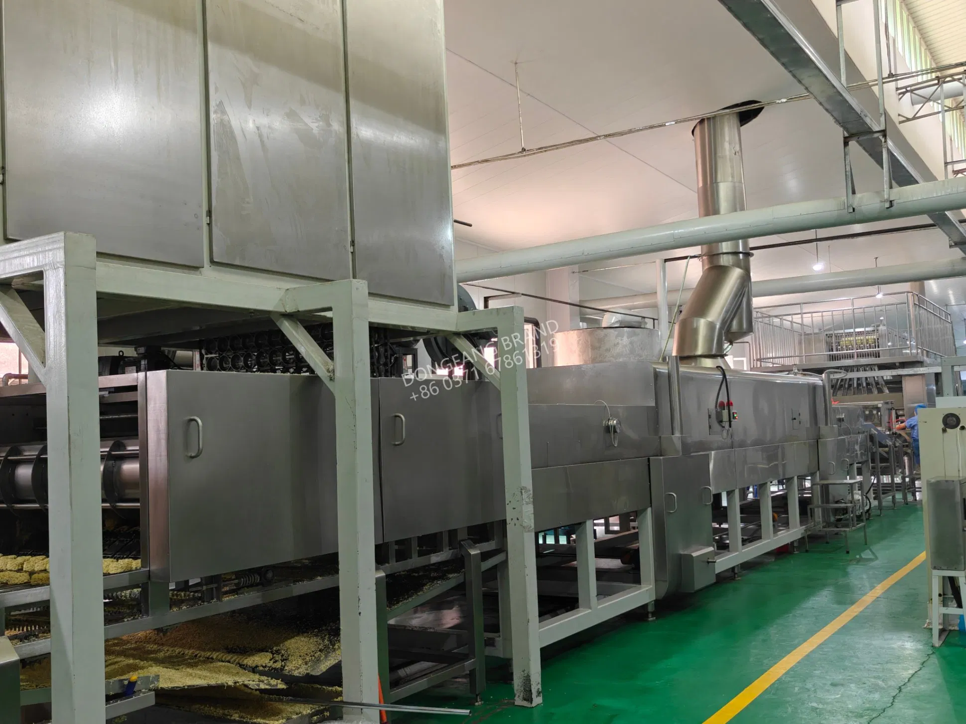 80g Fábrica de Linha de Produção de Macarrão Instantâneo Frito / Fabricante de Máquina para Fazer Macarrão Instantâneo Frito