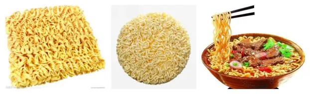 Linha de Produção de Mini Macarrão Instantâneo em Forma Redonda Frito