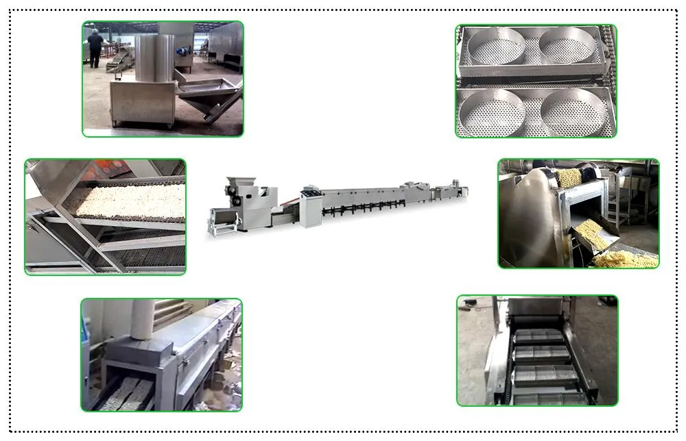 Equipamentos Principais da Linha de Produção de Macarrão Instantâneo