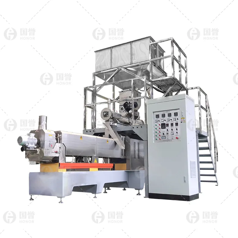 Máquina de Formação de Alimentos Puffados Inteligente Sistema de Produção de Snacks Recheados Totalmente Automatizado Máquina de Fazer Alimentos Puffados com Controle de Precisão