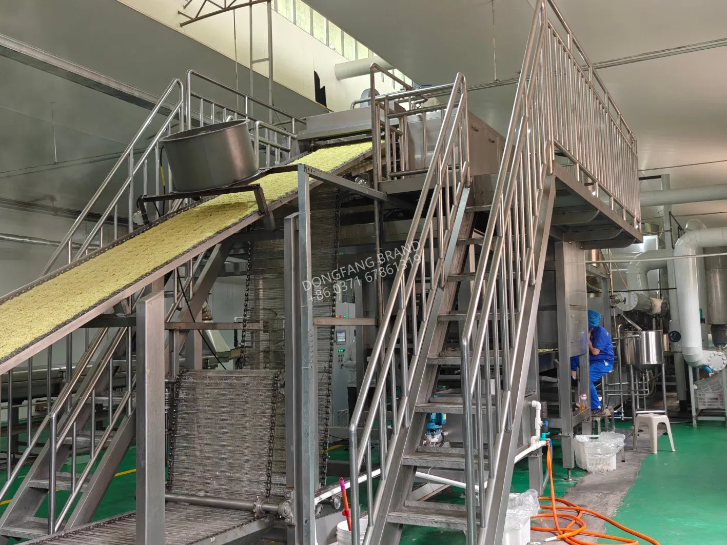 80g Fábrica de Linha de Produção de Macarrão Instantâneo Frito / Fabricante de Máquina para Fazer Macarrão Instantâneo Frito