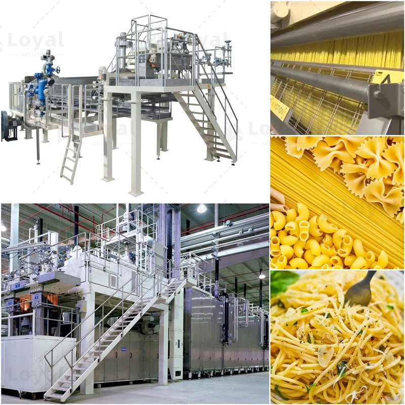 500 Kg/Hora Linhas de Produção de Massa Longa Linha de Produção de Espaguete Linha de Produção de Massa Seca