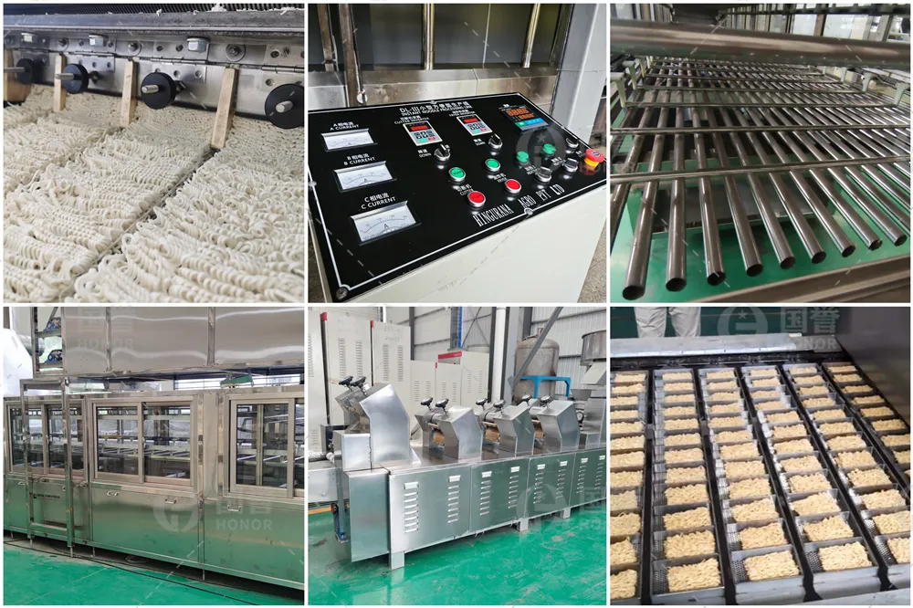 Linha de Produção Automática de Macarrão Instantâneo com Máquina de Macarrão de Alta Eficiência