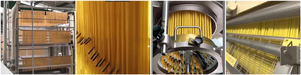Linha de Produção de Macarrão Seco de Alta Qualidade para Macarrão Longo em Plantas Industriais para Macarrão Curto