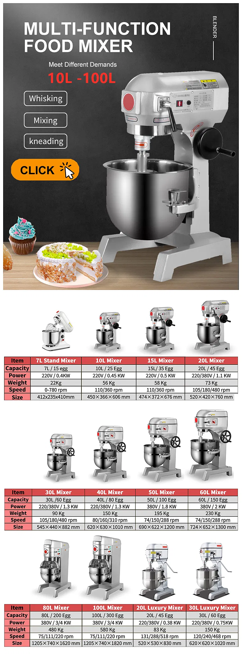 Mesa de Mistura de Farinha Comercial para Amassar Macarrão Mini Pequena 5 8 10 Litro L Litros 10L 5 Kg Pizza Espiral 5kg Máquina de Mistura de Massa para Pão Padaria Mistura de Pão Uso Doméstico