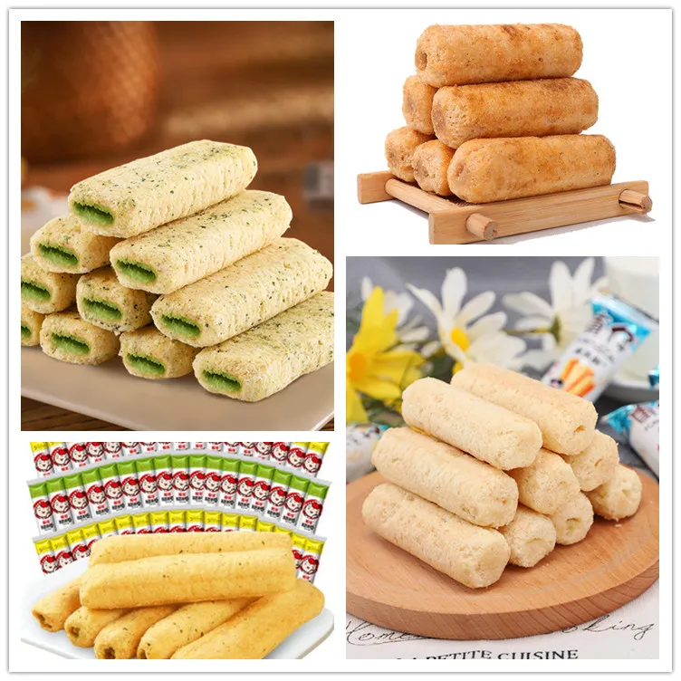Planta de fabricação de snacks alimentares de recheio crocante de grãos