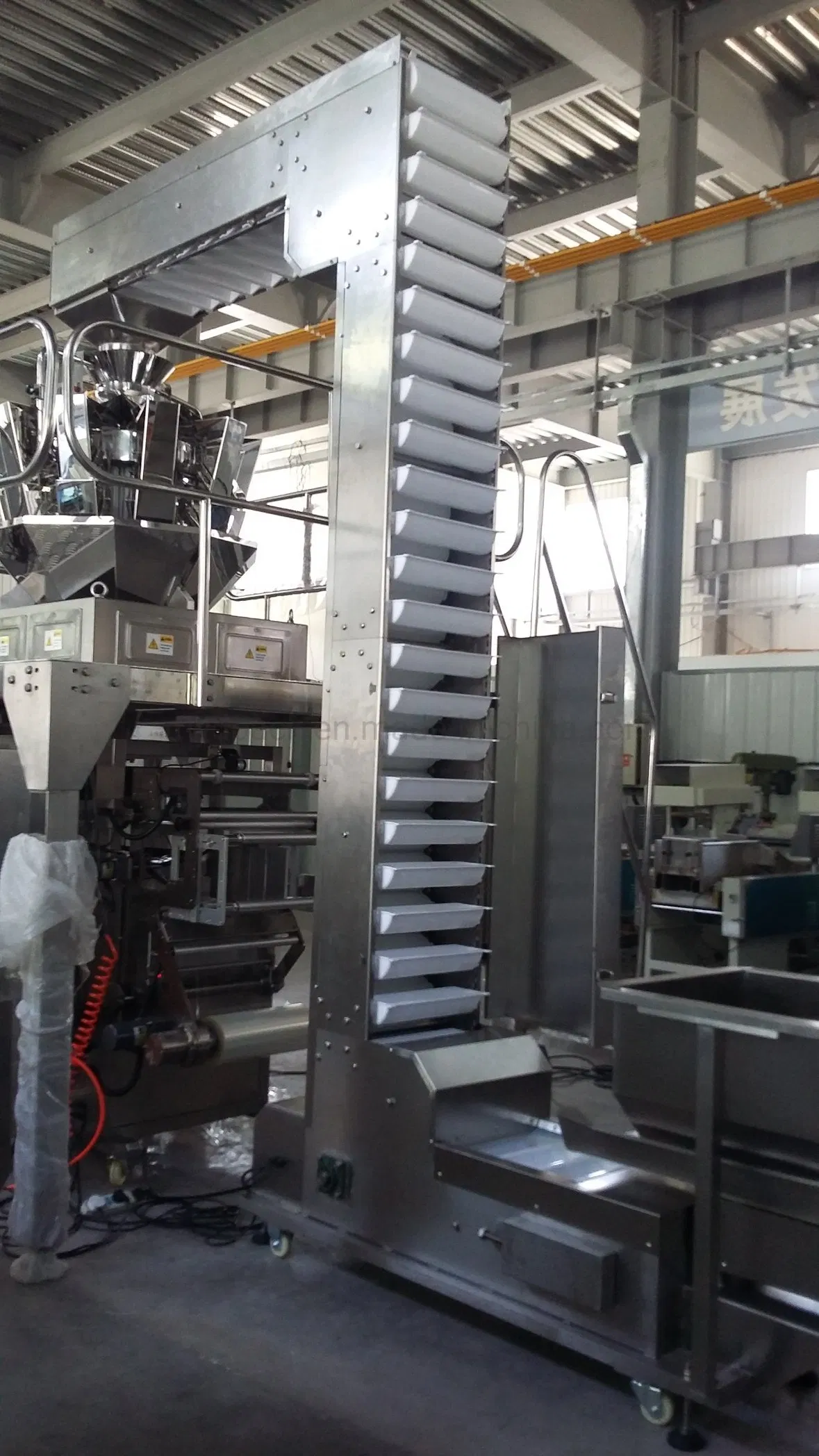 Máquina de Embalagem e Enchimento Automático Vertical de Grãos de Alimentos, Arroz, Sal, Massa, Macarrão em Sacos Plásticos (2022 Nova)