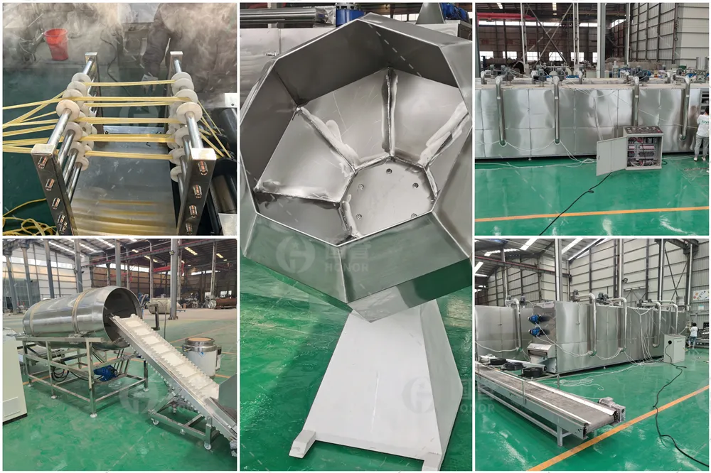Máquina de Formação de Alimentos Puffados Inteligente Sistema de Produção de Snacks Recheados Totalmente Automatizado Máquina de Fazer Alimentos Puffados com Controle de Precisão