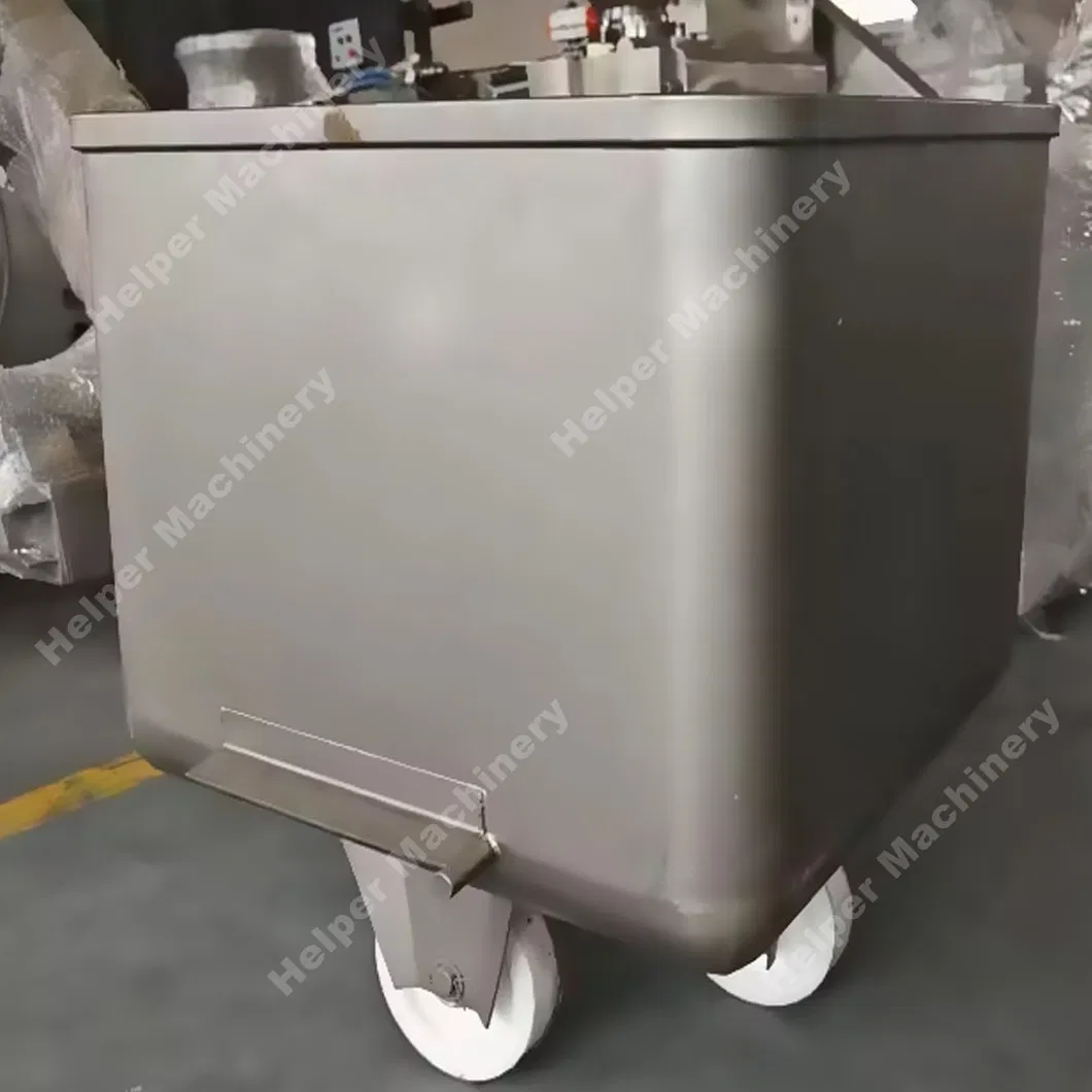 Sistema de Produção de Salsichas de Alta Resistência com Carrinho de Aço Inoxidável