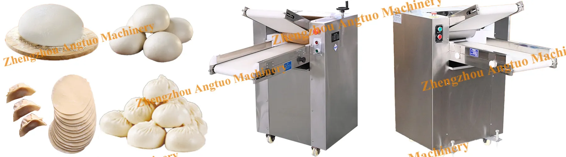 Máquina de Prensa de Massa Comercial para Pizzas para Padarias