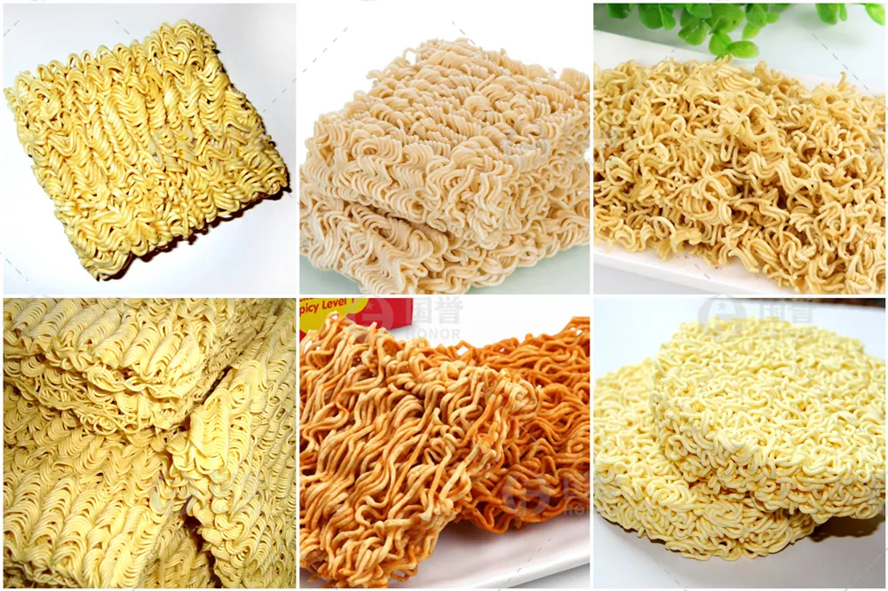 Máquina de Fazer Macarrão Instantâneo Frito e Linha de Produção de Macarrão Nutritivo para Fábrica de Diferentes Escalas