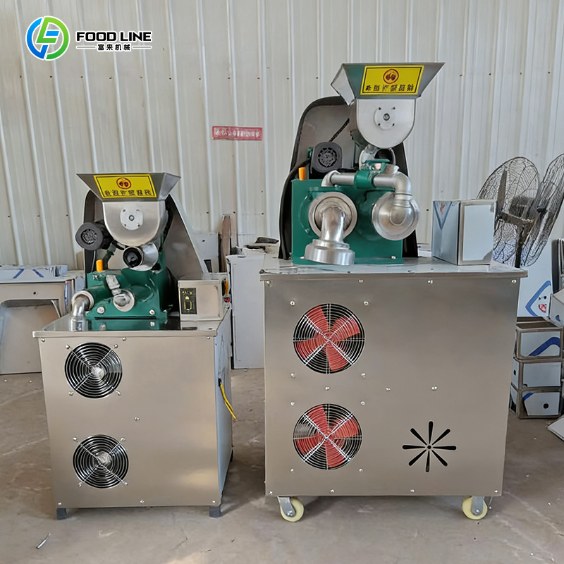 60-150kg/Hour Máquina Automática de Macarrão Elétrica de Cabeça Única para Fazer Massas Frescas Italianas para Processamento de Massa de Noodle Extrusora