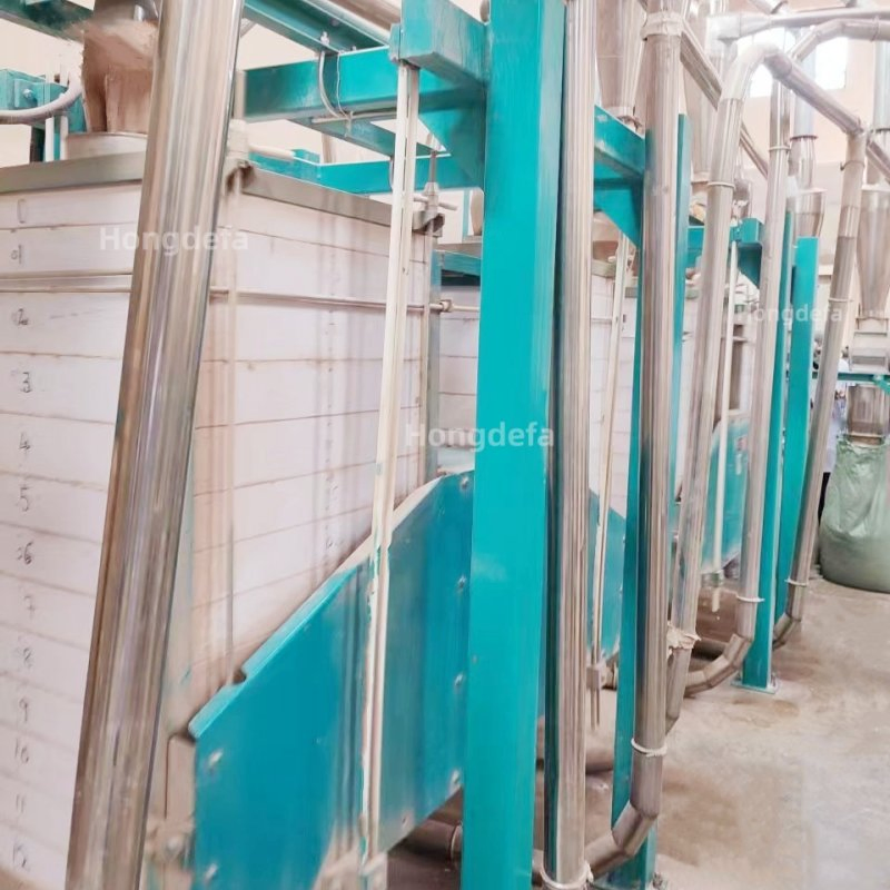 20t/24h Máquina Automática de Moagem de Farinha de Trigo Certificada ISO/CE Planta Industrial de Moinho de Farinha Elétrica