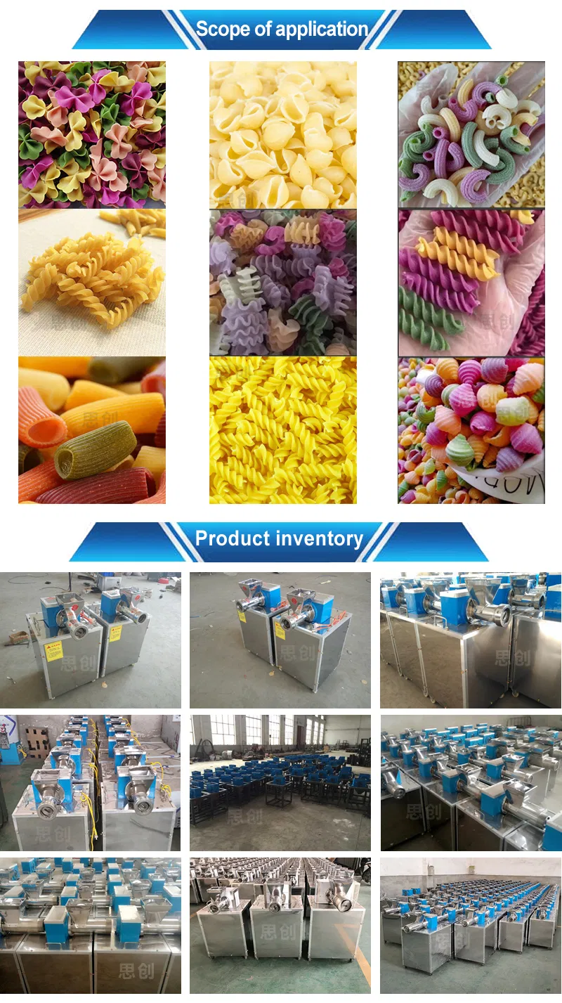 Linha de Produção de Macarrão em Pequena Escala 80-120kg/H