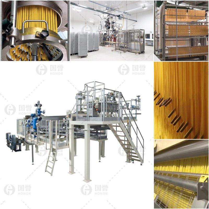 Equipamento de Produção de Macarrão em Grande Escala Linha de Produção de Massa Italiana Eficiente em Energia Linha de Produção de Massa Italiana Totalmente Automatizada