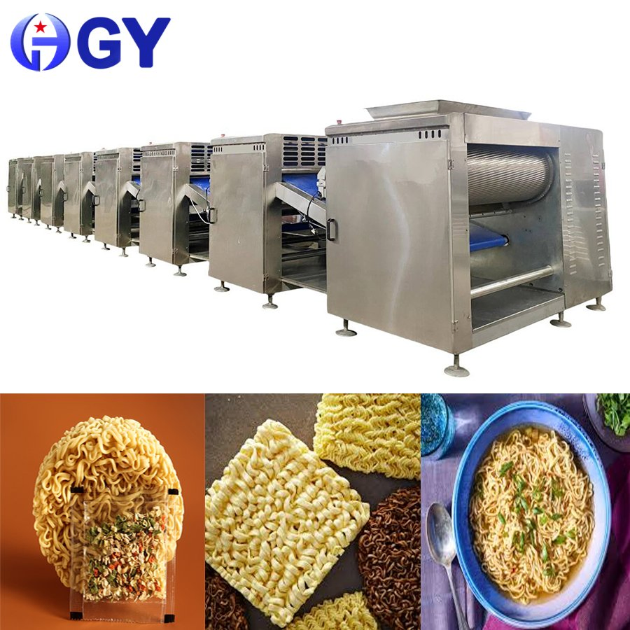 11000 Pacotes de Pequena Linha de Produção de Macarrão Instantâneo Jinan Fabricantes Exportar Máquina de Macarrão Instantâneo Frito Corrugado
