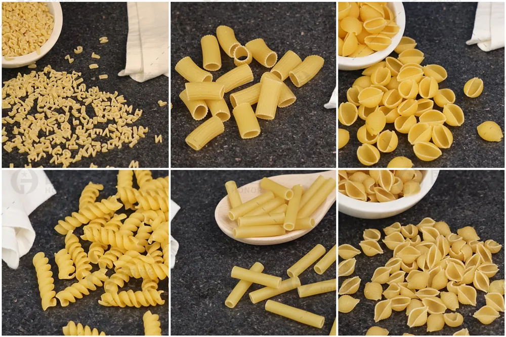 Parâmetros técnicos da linha de produção da pasta