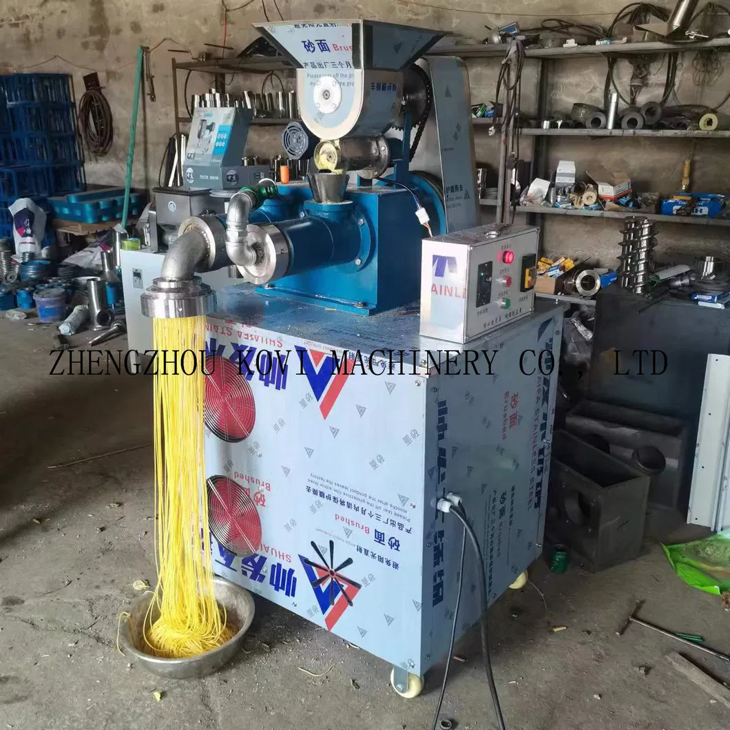 Máquina Elétrica de Fazer Macarrão de Arroz, Milho e Espaguete, Extrusora de Macarrão, Máquina de Vermicelli 150kg/H