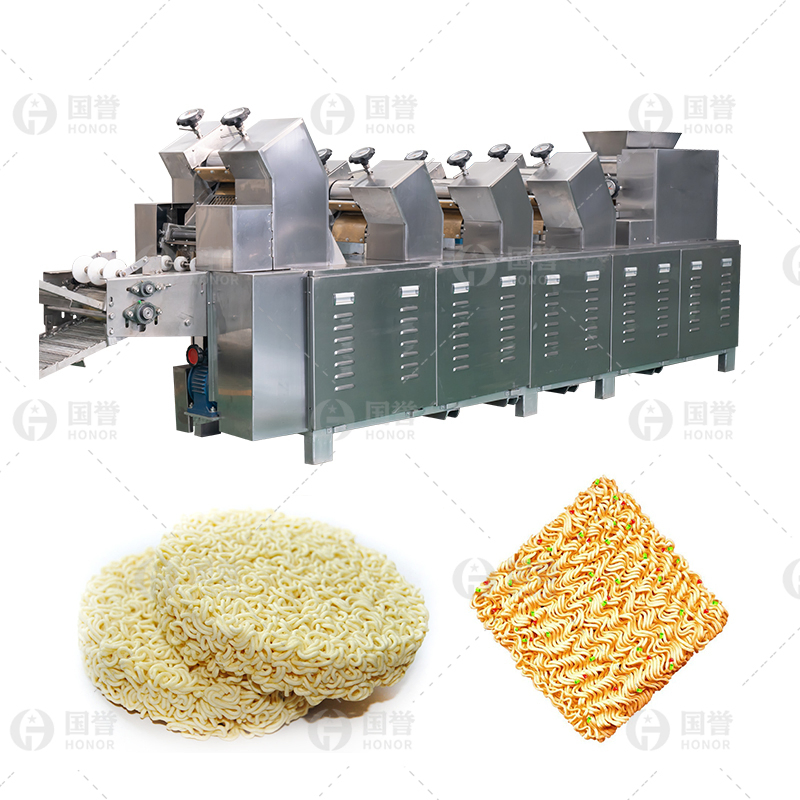 Máquina de Fazer Macarrão Instantâneo Frito e Linha de Produção de Macarrão Nutritivo para Fábrica de Diferentes Escalas