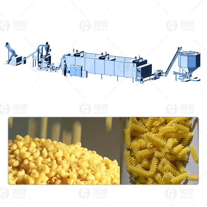 Linha de Produção Automática de Pasta Penne Equipamento de Extrusão de Macarrão Italiano Sistema Avançado de Modelagem de Fusilli