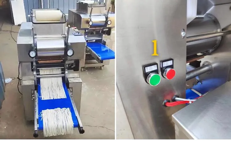 Detalhe da Máquina Automática de Macarrão