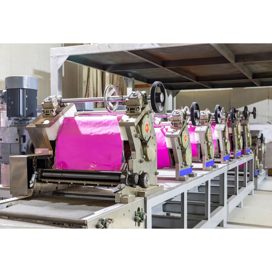 Máquina de enrolar e prensagem para farinha