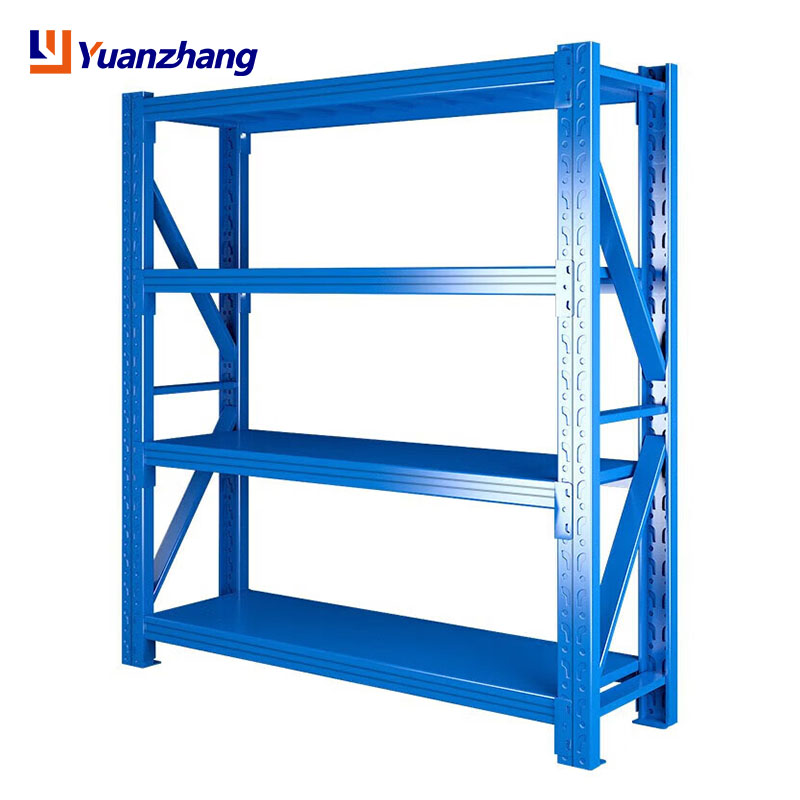 YZ Multi-Tier Heavy Duty Storage Rack, Adjustable Industrial Racking System, Warehouse Storage Shelving