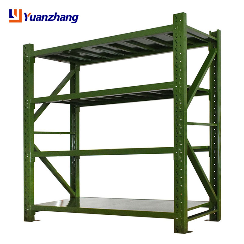 YZ Adjustable Metal Storage Stacking Racks Pallet Steel Metal Shelving Shelves Garage Warehouse Rack