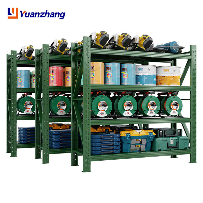 China Good 300kg/Layer Storage Rack Metal Light Duty Shelf for Warehouse Metal Storage Stacking Rack Storage Rack
