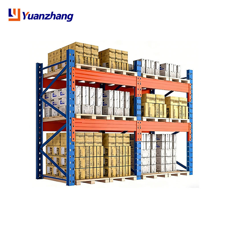YZ Customized Steel Heavy-duty Shelves 400KG Per Layer Powder Coated Metal Light Heavy Duty Warehouse Storage Rack Shelves