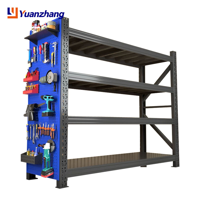 Metal Multi-layer Light Medium Duty Steel Rivet Shelving Shelves Shelving Adjustable Boltless Warehouse Heavy Duty Storage Rack