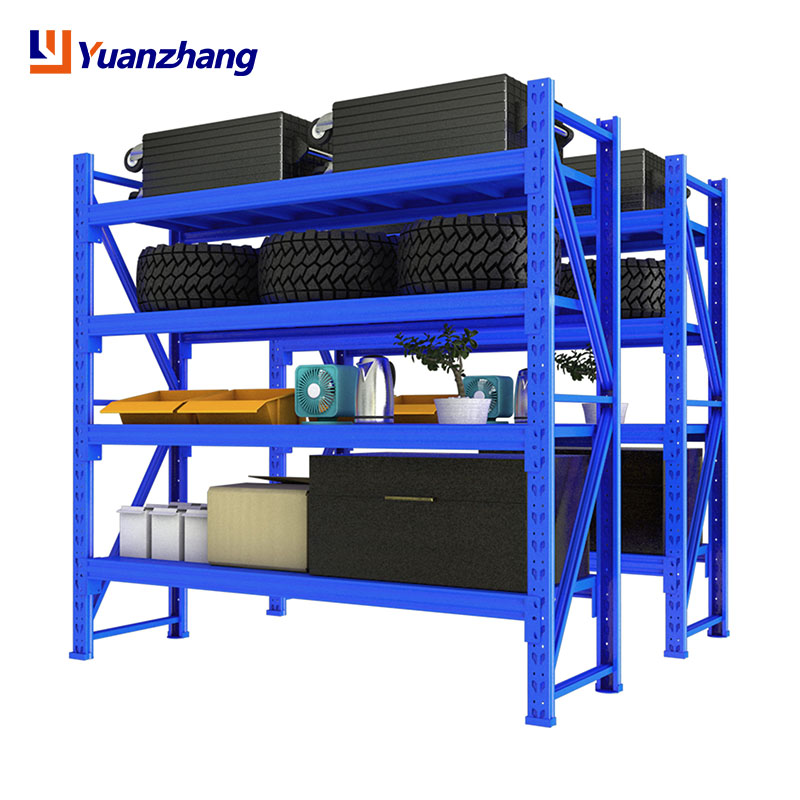 Industrial Steel Rack Custom Warehouse Racking System Longspan Boltless Prefab Heavy Duty Shelf Durable Warehouse Storage Rack