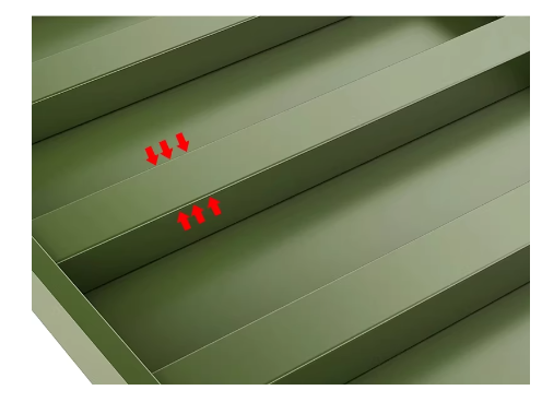 Stacked Duty Racking Warehouse Industrial Shelf Metal Storage on Four Shelves