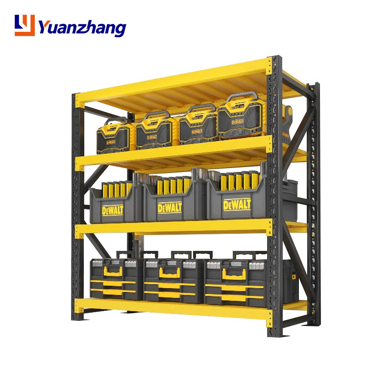 YZ Updated Storage Shelf Metal Structure Racks Heavy Duty Shelf Holder for Engineering Equipments and Warehouse
