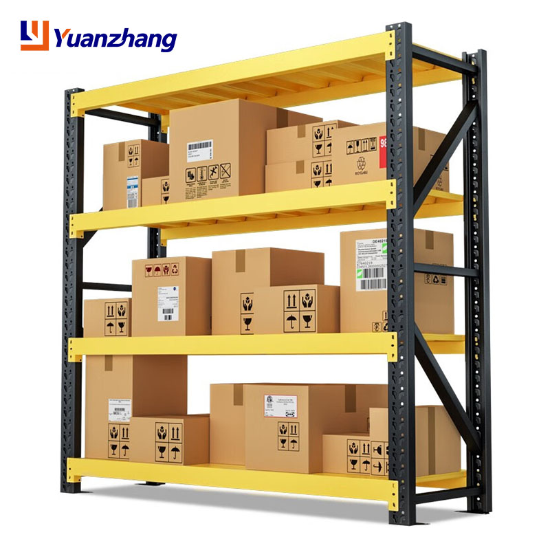 Metal Multi-layer Light Medium Duty Steel Rivet Shelving Shelves Shelving Adjustable Boltless Warehouse Heavy Duty Storage Rack