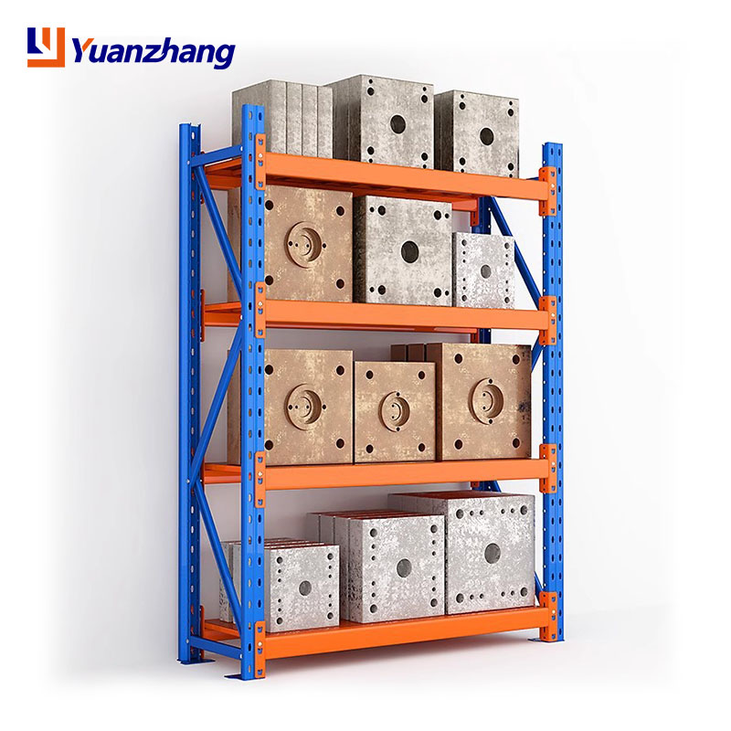 YZ Customized Steel Heavy-duty Shelves Garage Metal Racks Storage Shelf 4 Tier Shelf Rack for Warehouse Industrial